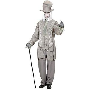 Widmann - Gentleman-kostuum, jas, hoed, sjaal, themafeest, carnaval, Halloween