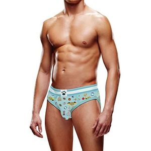 Prowler New York City Slip in blauw-wit met elastische band van Prowler (as8, alpha, x_s, xx_l, standaard, S), blauw/wit, Blauw/Wit