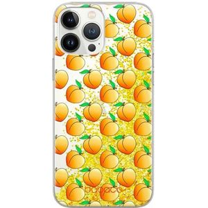 ERT GROUP Babaco Beschermhoes voor Apple iPhone 5/5S/SE, officieel gelicentieerd product, motief Peaches 001, met glittereffect