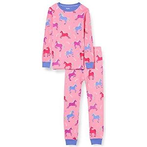 Hatley Pijama pyjama met lange mouwen van organisch katoen, voor meisjes, Dreamy Horses