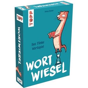 Wortwiesel - Het flinke werkspel: snel worstelspel vanaf 10 jaar. Wie combineert de boektekens op het gelukkige spel? Met 160 kaarten, werkblok en zandspel