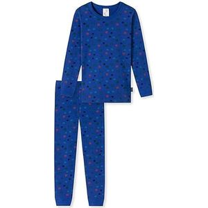 Schiesser Pijama Lange pyjama voor meisjes, Royal Blauw