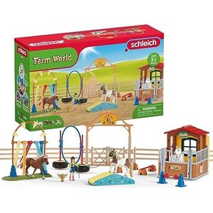 schleich 72149 Agility in paardenbox, vanaf 3 jaar, speelset, onderdelen