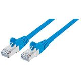 intellinet 740609 Cat.7 netwerkkabel met Cat6a-stekker 100% koper LS0H 0,25 m blauw