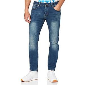 Enzo skinny jeans voor heren, blauw (lichtblauw gewassen)