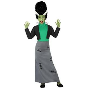 Atosa-55648 Costume-Déguisement Monstre 10-12, Fille, 55648, vert, De 10 à 12 ans