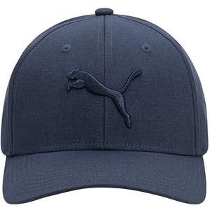 PUMA Evercat Icon Snapback Honkbalpet voor heren, marineblauw, Eén maat, Navy Blauw