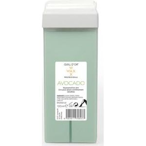 Golden Guill Avocado WaxWax Cartridges, professionele kwaliteit, voor ontharing van benen, oksels, lichaam, 100 ml, gemakkelijk te gebruiken, voor overgevoelige huid, voor alle haartypes.
