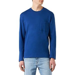 Marc O'Polo Denim Heren 360215452248 T-shirt met lange mouwen, borstzak, 855, M, 855 stuks