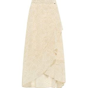 kilata Jupe pour femme, Blanc laine multicolore, L