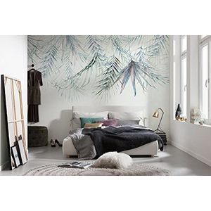 Komar Vliesbehang - Palm Spring - Afmetingen: 350 x 250 cm, bandbreedte 50 cm - Behang, twijgen, schapenkamer, woonkamer