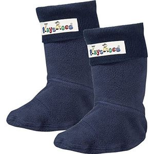 Playshoes Fleece-stiefel-sokken, uniseks, kinderen, 1 stuk, Blauw (zwart)