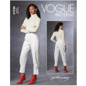 Vogue Patterns V1729B5 dames patroon rok / broek, maat 36-44, wit