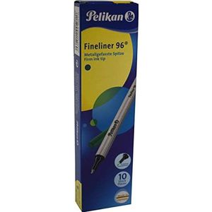 Pelikan Fineliner 96® 943191 Fineliner met fijne punt, groen, 10 stuks