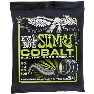 Ernie Ball Regular Slinky kobaltsnoeren voor elektrische bas, dikte 50-105