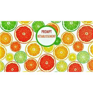 afie 69-4224 herstelkaart met pailletten, citrusvruchten, sinaasappel, limoengroen, vitamine, peps, energie, genezing en vrienden, ondersteuning voor warmte, glanzend, glanzend