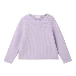 TOM TAILOR Pull basique pour fille avec col rond, 29349 - Lilac Sky, 104-110
