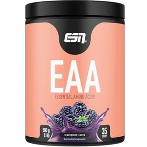 ESN EAA: bevat de acht essentiële aminozuren die het lichaam niet zelf kan produceren, 500 g (ijsthee met citroen)