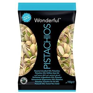 Wonderful Pistachios – pistachenoten zonder zout, 115 g – 12 x 115 g