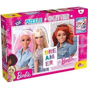 Barbie glitter puzzel 108 stukjes Vrienden voor het leven!