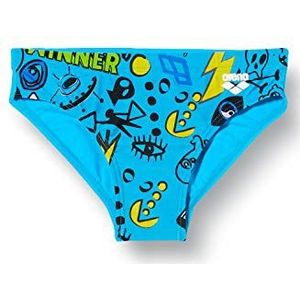 ARENA Playfun Zwembroek voor jongens, turquoise/meerkleurig