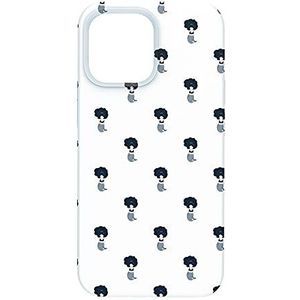 Bonamaison Beschermhoes met digitale print voor iPhone ​12, achterkant van silicone, beschermhoes voor mobiele telefoon, beschermhoes, flexibel
