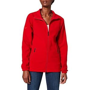 Trigema Dames fleece gewatteerde jas Unisex Vest rood (kers 036), 36, rood (kersen 036)