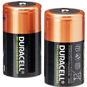 Duracell Rechargeable D 3000mAh batterijen, verpakking van 2