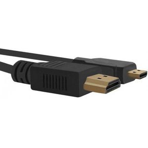 Qoltec HDMI-Micro HDMI 1,5 m M/M (HDMI-kabel naar micro-HDMI mannelijk/vrouwelijk recht)