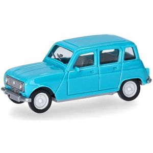 Herpa Renault R4 modelauto, schaal 1/87, Duits model, verzamelstuk, plastic figuur