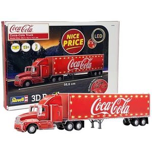 3D Puzzel Coca-Cola Truck (168 stukjes) - LED Edition