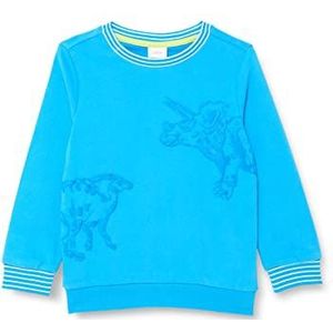 s.Oliver Junior Langarm Sweatshirt met lange mouwen voor jongens, Blauw Groen