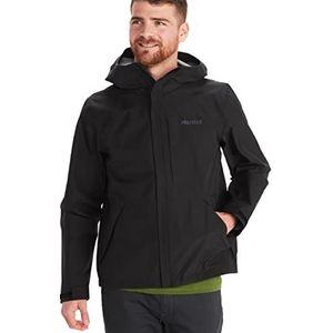 Marmot Minimalist Jacket heren Waterdicht GORE-TEX-regenjack, winddichte regenjas voor op de fiets, ademend hardshell windjack als overgangsjas (1-Pack), Zwart, L