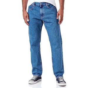 Calvin Klein Jeans Authentieke rechte jeansbroek voor heren, Blauw