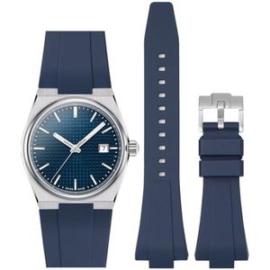 Stanchev Tissot PRX Series Horlogeband, reservearmband van zachte siliconen, snelsluiting, voor Tissot PRX Powermatic 80,12 mm, voor dames en heren, 40 mm