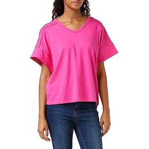 United Colors of Benetton T-shirt 3pqyd1040 T-shirt voor dames (1 stuk), Fuchsia 02A