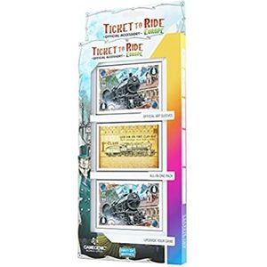 Gamegenic - Ticket to Ride Europe Art Sleeves (168 stuks) - Upgrade je spel met premium Art Sleeves!