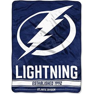 Northwest NHL Tampa Bay Lightning Unisex volwassen deken, 117 x 152 cm, Break Away