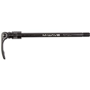 M-Wave Stalwart Axle/Shimano Type, Asse Per Gancio Di Traino Unisex Adulto, Nero, Taglia unica