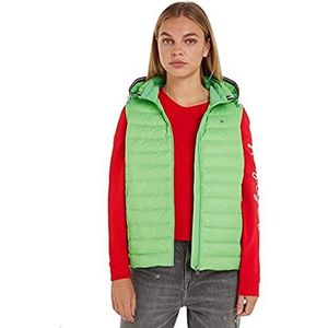 Tommy Hilfiger LW Down vest, voor dames, lentelime, L, lente lime