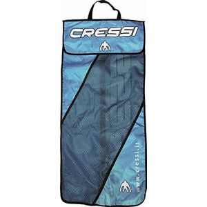 Cressi Bag for Fins Mesh tas voor vinnen/masker en snorkelset, uniseks, volwassenen, blauw, één maat