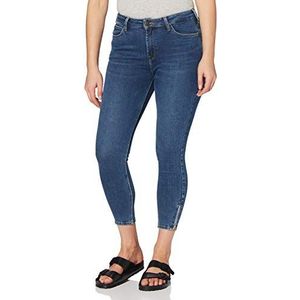 Lee Scarlett High Zip Jeans dames, Blauw