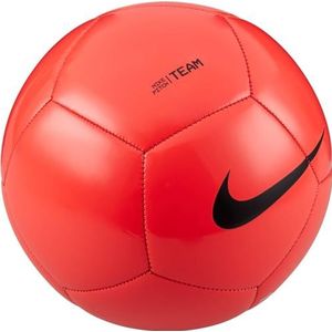 Nike Voetbal Pitch Team Ball, BRIGHT CRIMSON/BLACK, DH9796-635, 4