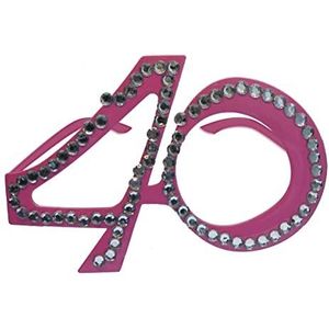 Folat - 40 jaar roze diamant bril