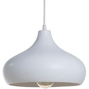 Hanglamp Maria, keramiek, 60 watt, wit, ø 27 x H 18 cm