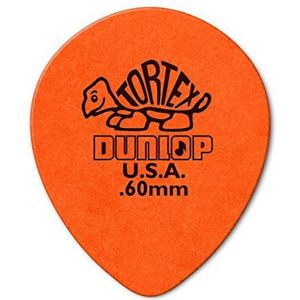 Dunlop 413R.60 Tortex® Tear Drop Orange, 60 mm, 72/tas