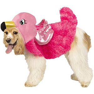 Rubie's Officieel flamingo-kostuum voor honden, maat M, 200 g