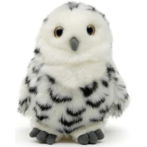 Uni-Toys - Sneeuwuil - 17 cm (hoogte) - pluche vogel - knuffeldier
