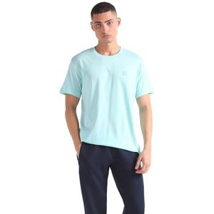 Calvin Klein Jeans Ck Embro Badge Tee J30j325268 Gebreide tops met korte mouwen voor heren (1 stuk), Blauw (Blue Tint)