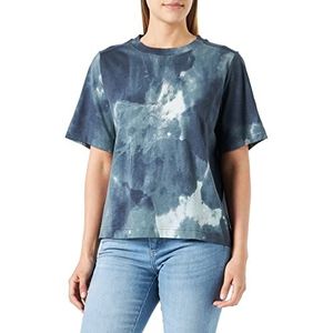G-STAR RAW T-shirt boxy imprimé pour femme, Multicolore (Indigo Vintage Denim Wash C334-d974), XL